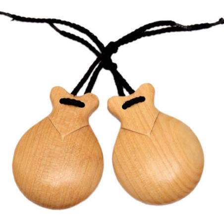 Castañuelas Pulida Natural | Álvaro Moliner Percusión Folclórica
