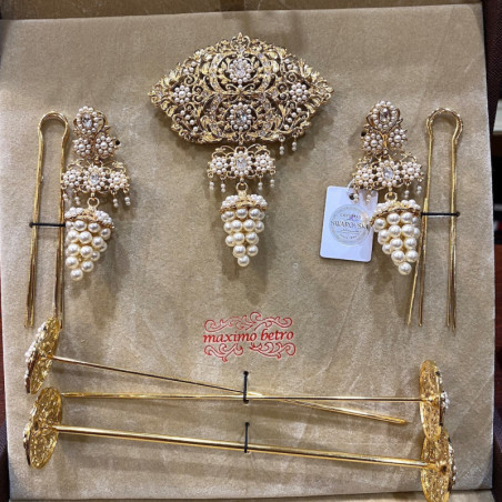 Aderezo AD108 racimo coral | Álvaro Moliner Indumentaria Fallera