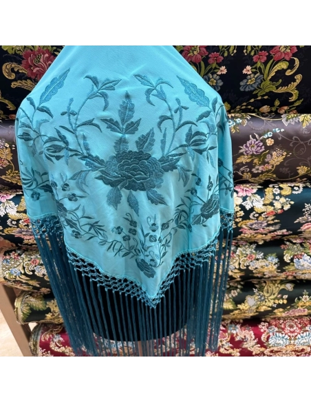 Mantón 1101158/E turquesa
